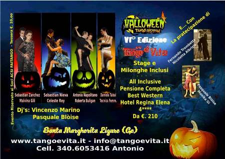 Halloween tango festival